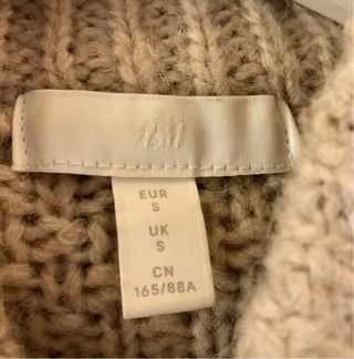 Jersey H&M Perlitas Beige Mujer Talla M