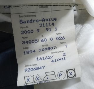 Pantalones de traje Sandro Lana Gris XL