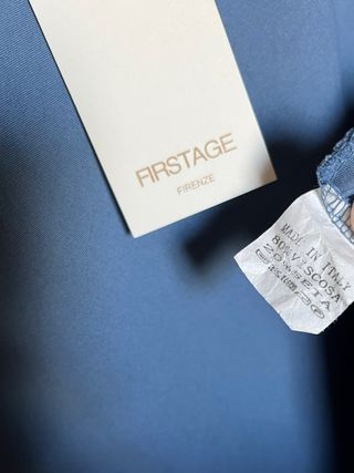 Falda midi satinada en seda y viscosa