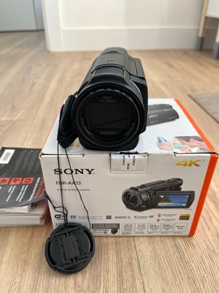 Sony FDR-AX33 Handycam 4K Como nueva.