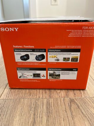 Sony FDR-AX33 Handycam 4K Como nueva.