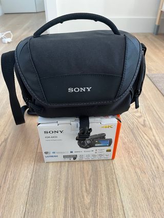 Sony FDR-AX33 Handycam 4K Como nueva.