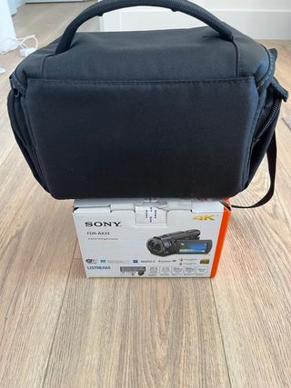 Sony FDR-AX33 Handycam 4K Como nueva.