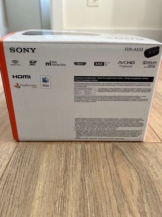 Sony FDR-AX33 Handycam 4K Como nueva.