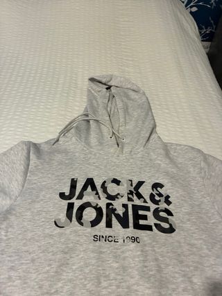 Sudadera Jack&Jones Gris Logo