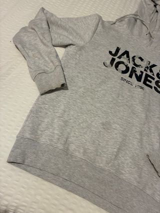 Sudadera Jack&Jones Gris Logo