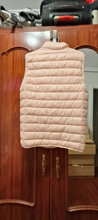 Chaleco acolchado rosa