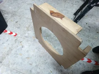 Soporte para brasero de madera