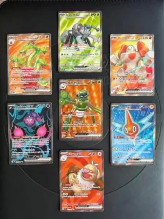 Lotto 7 Carte Pokémon EX Full Art