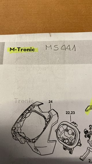 Distributore e cablaggio STIHL MS441
