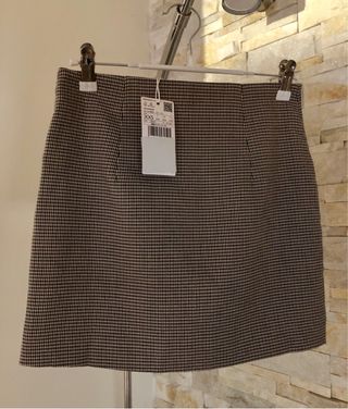 Falda Mango pata de gallo Talla XXS