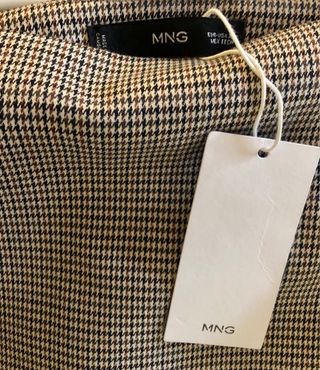 Falda Mango pata de gallo Talla XXS