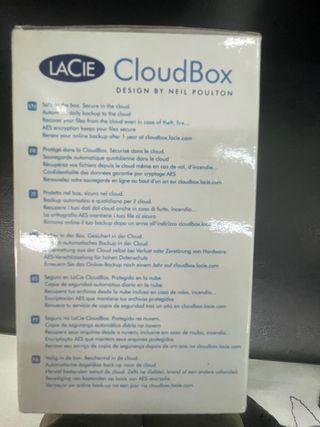 LaCie Cloud Box Disco Duro 100GB