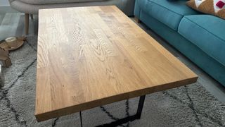 Mesa de centro madera y metal