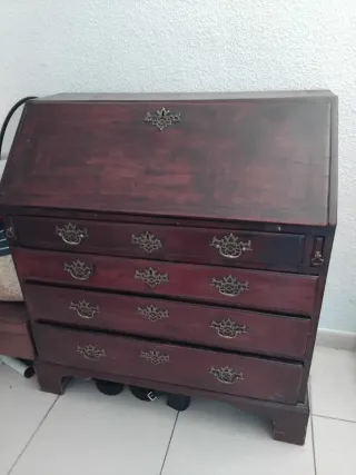 Buro inglés antiguo siglo XIX en buen estado