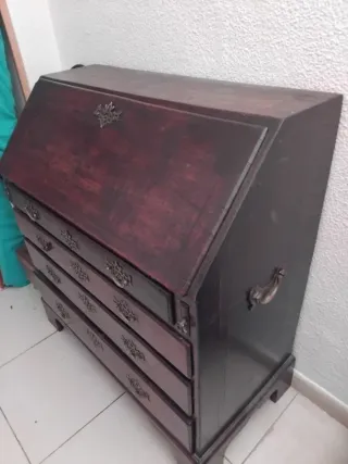 Buro inglés antiguo siglo XIX en buen estado