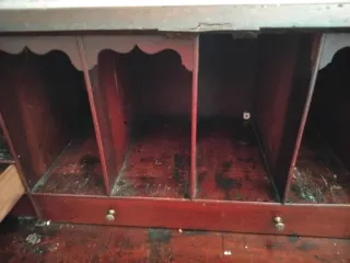 Buro inglés antiguo siglo XIX en buen estado