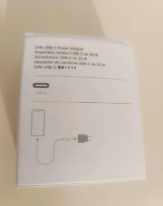 Cable Lightning a USB y Cargador USB-C Apple