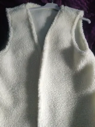 Chaleco casero/baserritarra talla 16 y boina negra