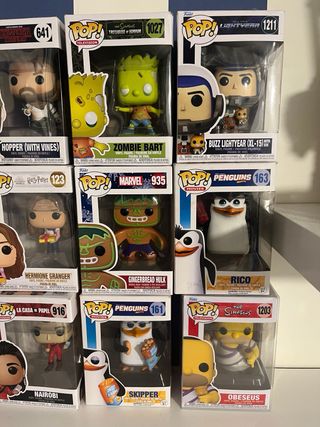 Funko Pop! Harry Potter, Foxy, Iron Man, etc.