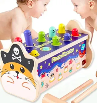 Juguete de madera Pirate Hamster