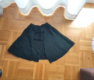 Capa/Poncho Niña Negro Talla Única