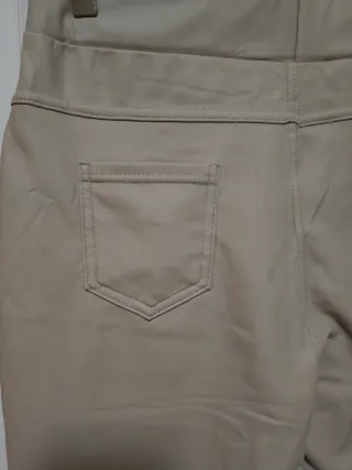 Leggings polipiel beige