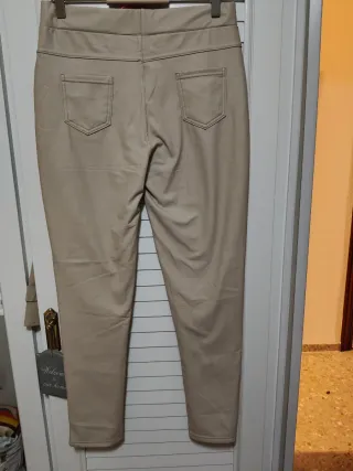 Leggings polipiel beige