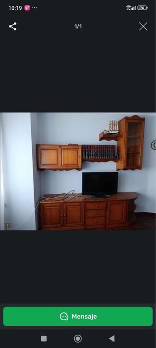 Mueble de salón de madera