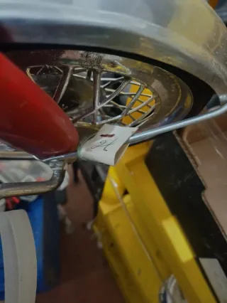 Rueda triciclo antiguo