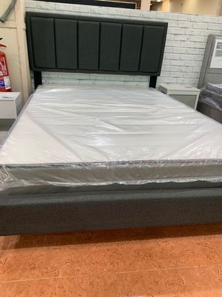 Cama Matrimonial + Colchón 135x190cm