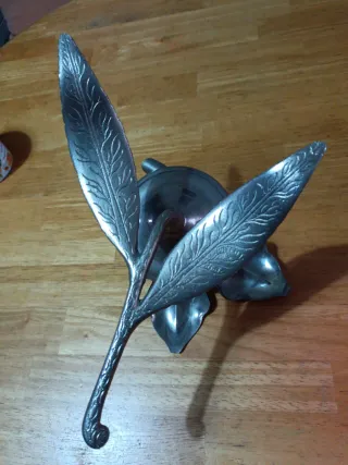 Cenicero Vintage Flor Metal