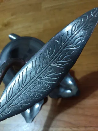 Cenicero Vintage Flor Metal