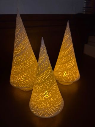 Alberi di Natale decorativi bianchi