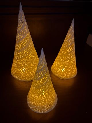 Alberi di Natale decorativi bianchi