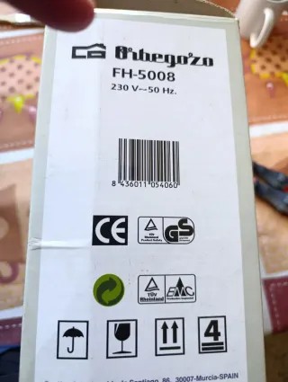 Calefactor Orbegozo FH 5008