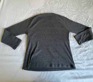 Jersey Zara gris manga larga mujer Talla M