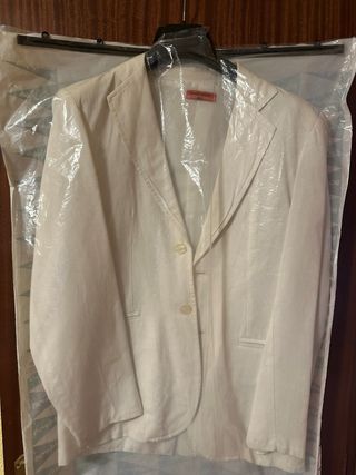 Chaqueta americana blanca hombre Talla M