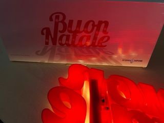 Scritta luminosa Buon Natale