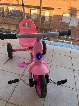 Triciclo infantil rosa