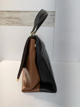 Bolso Carolina Herrera Negro y Marrón