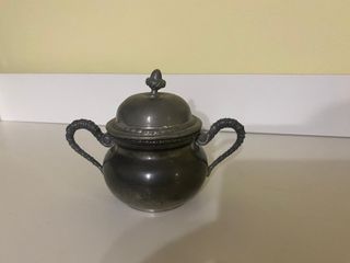 Zuccheriera in peltro