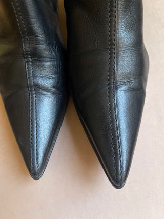 Stivali Miu Miu Archive in Pelle di Bufalo - Nero