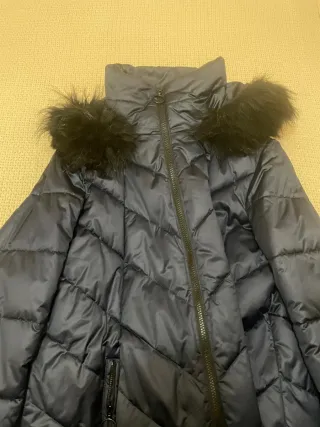 Abrigo Reves señora azul y rosa