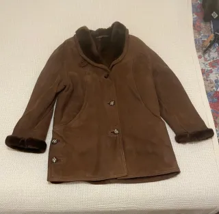 Abrigo Reves señora azul y rosa