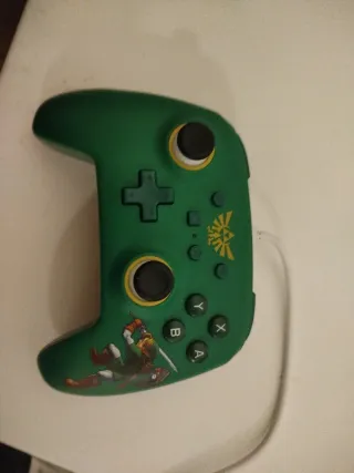 Mando Nintendo Zelda Alámbrico Verde