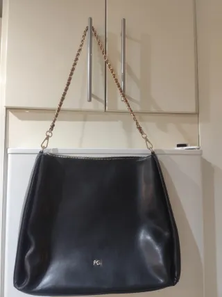 Bolso Purificación García Negro Cadena