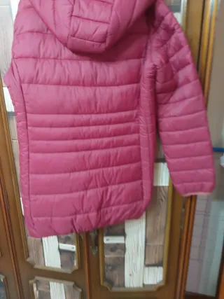 Cazadora acolchada roja talla L