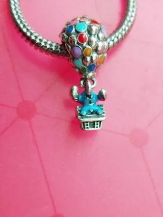 Charm Stitch Globo Multicolor de plata