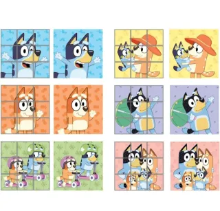 Rompecabezas de cubos de Bluey CEFA TOYS